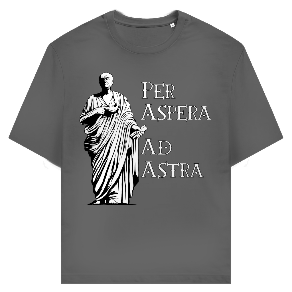 Seneca Zitat Per Aspera Ad Astra - Unisex Premium T-Shirt