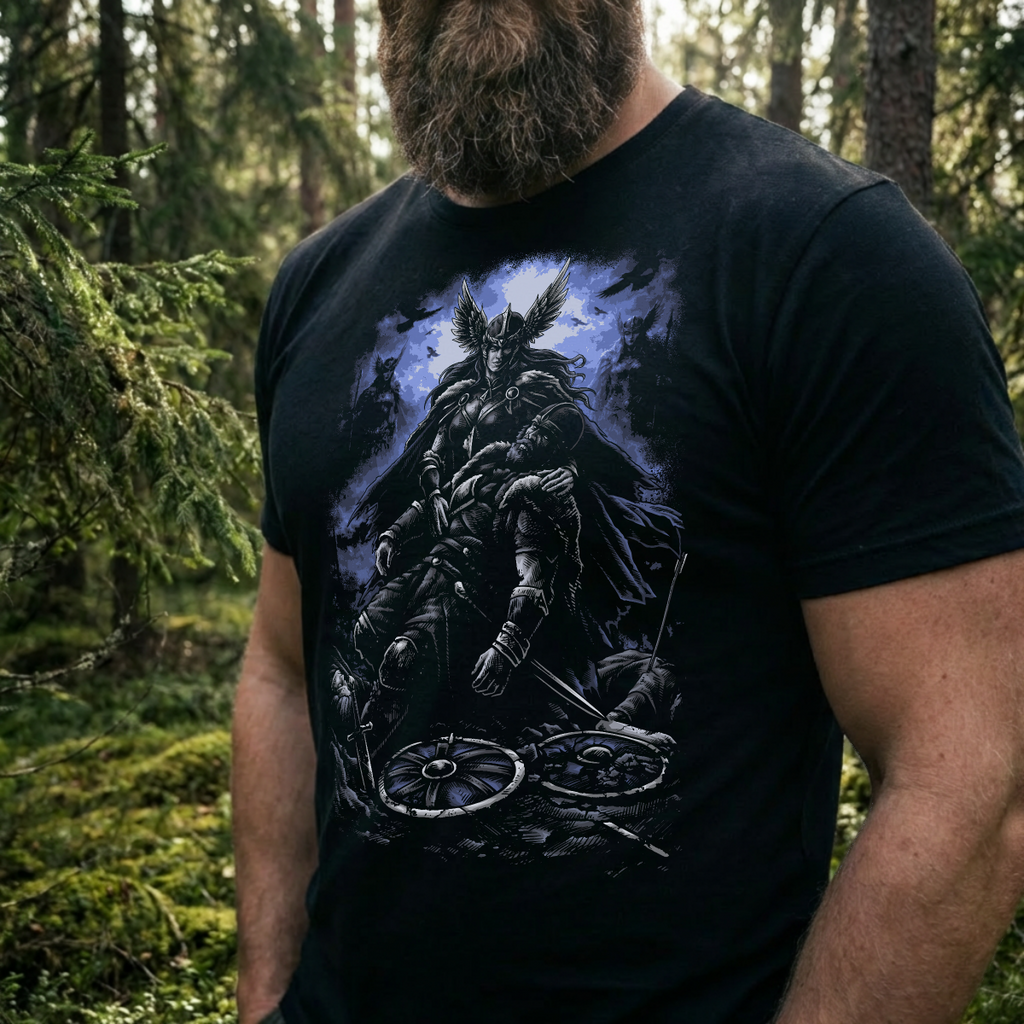 Walküren auf dem Schlachtfeld - Unisex Premium T-Shirt