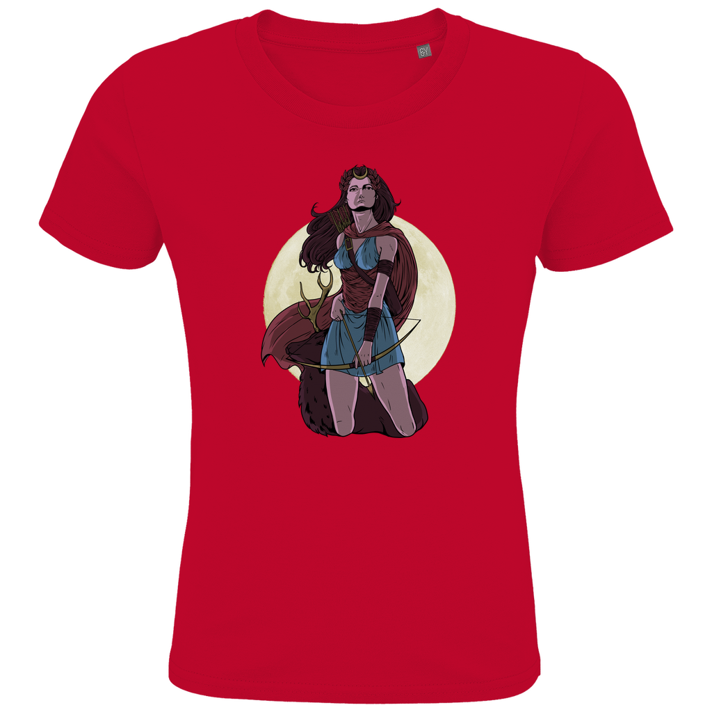 Artemis - Griechische Göttin - Kinder Premium Bio T-Shirt