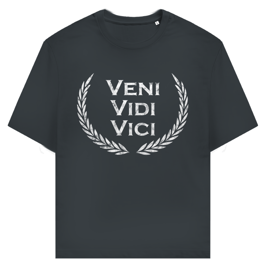 Veni Vidi Vici mit Lorbeerkranz - Unisex Premium T-Shirt