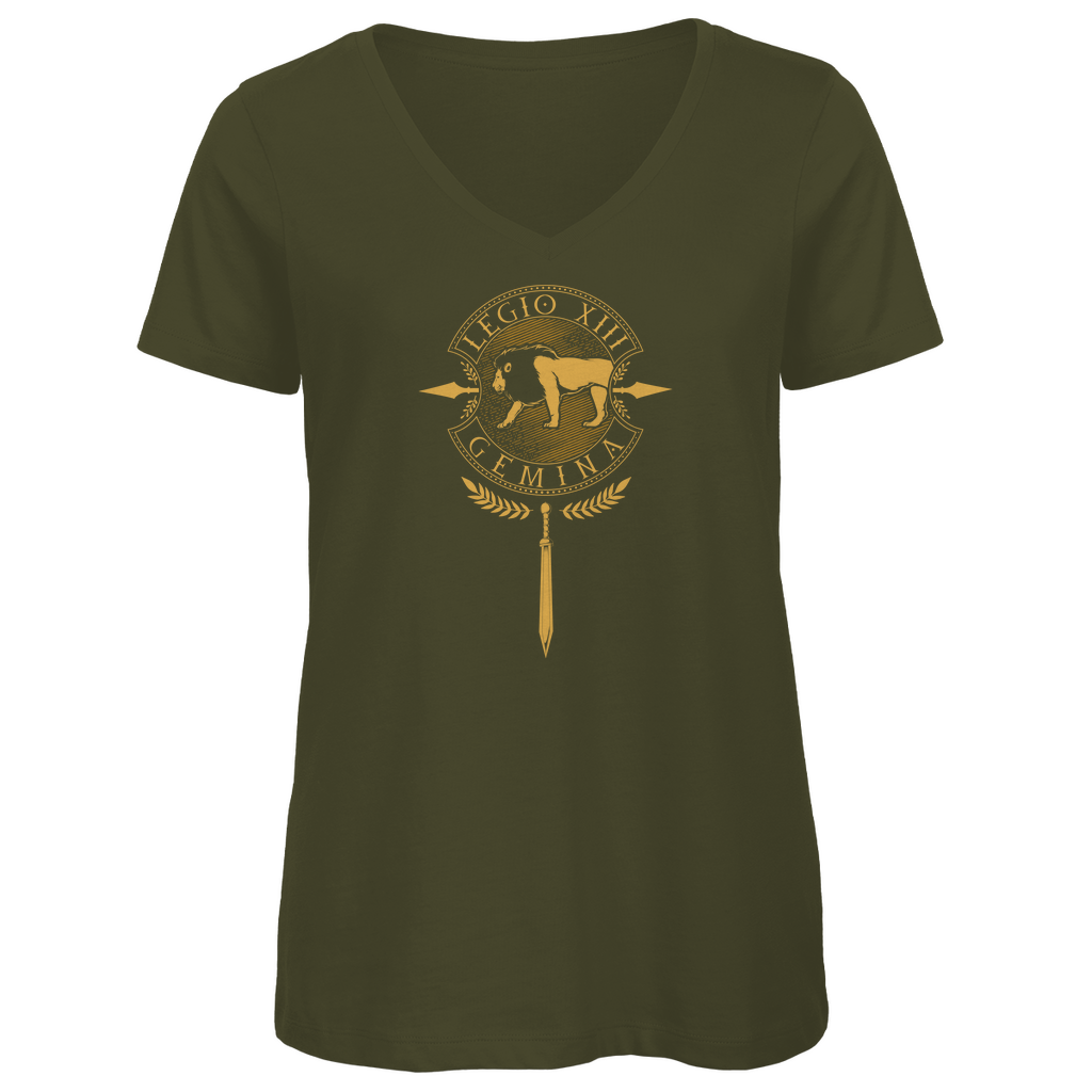 Legio XIII Gemina - Damen Premium V-Neck T-Shirt