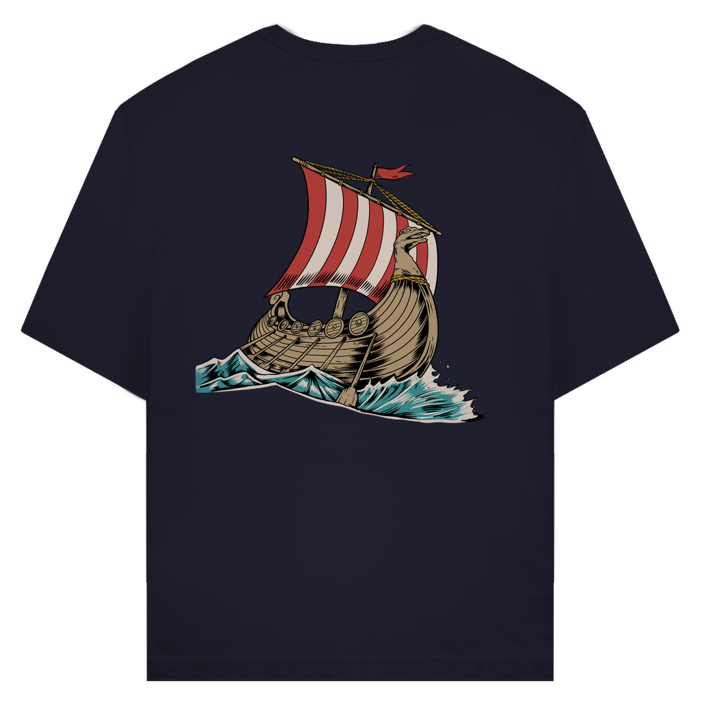 Wikinger-Langschiff-Crew - Unisex Premium T-Shirt