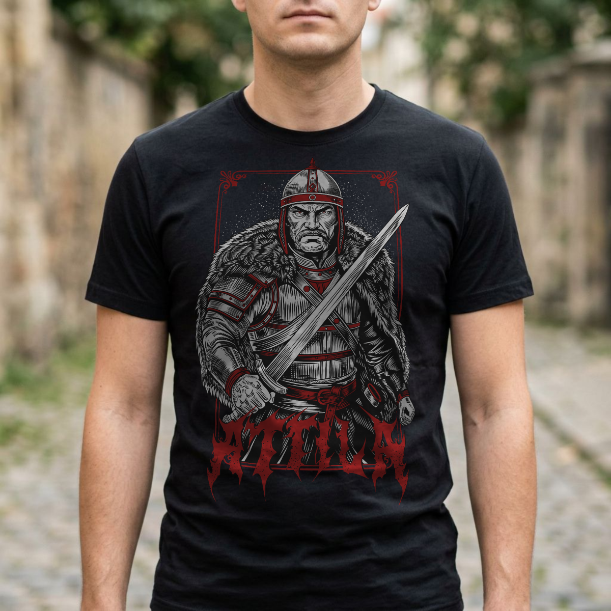 Attila der Hunnenkönig - Unisex Premium T-Shirt