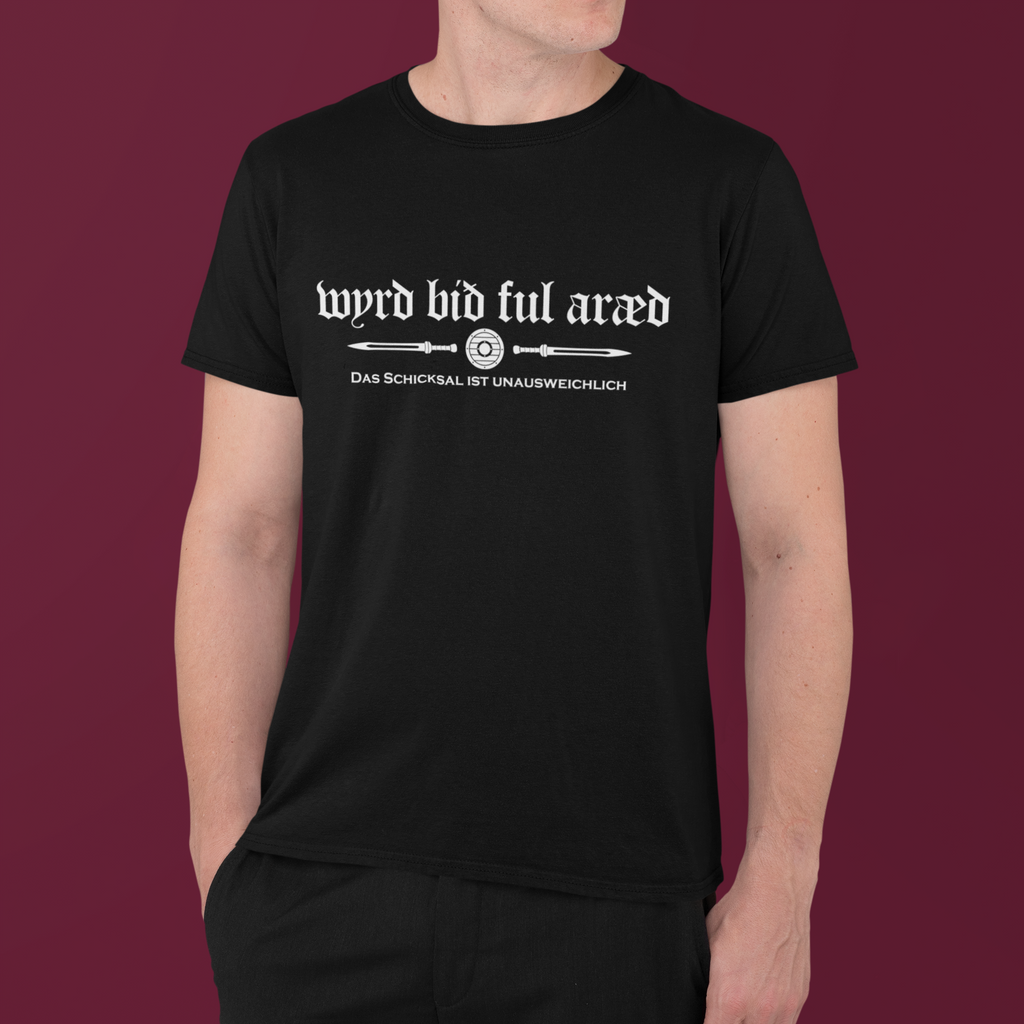 Das Schicksal ist unausweichlich - Wyrd bið ful aræd - Unisex Premium T-Shirt