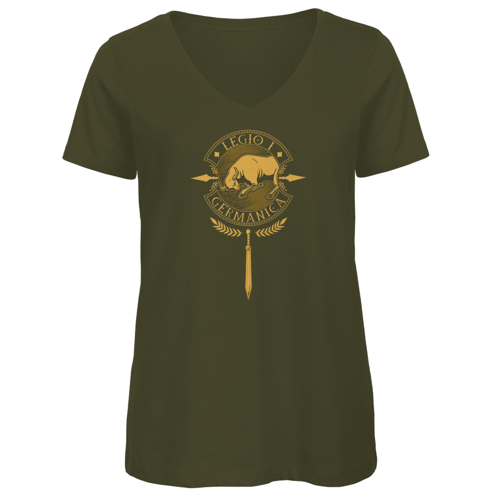 Legio I Germanica - Damen Premium V-Neck T-Shirt