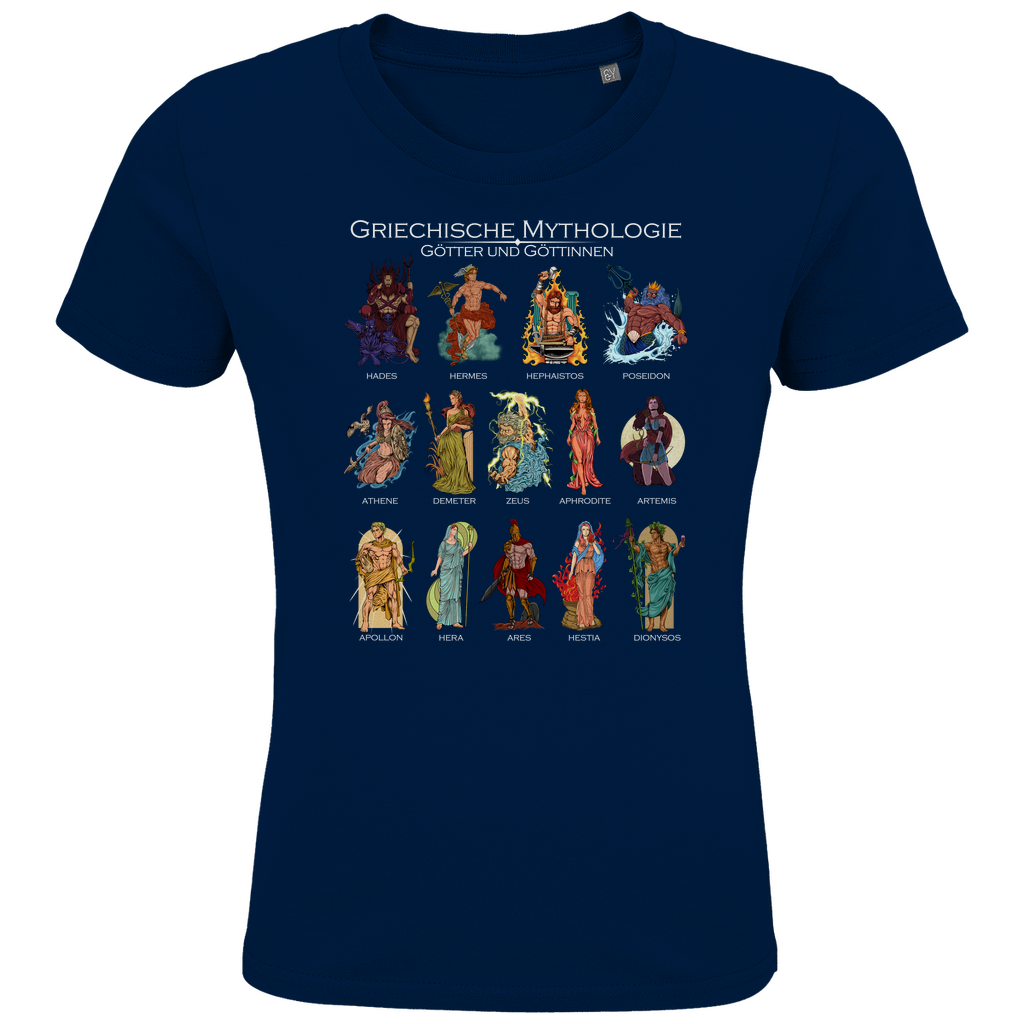 Götter der griechischen Mythologie - Kinder Premium Bio T-Shirt