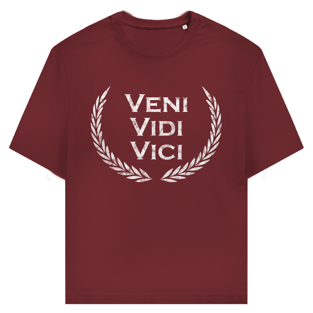 Veni Vidi Vici mit Lorbeerkranz - Unisex Premium T-Shirt