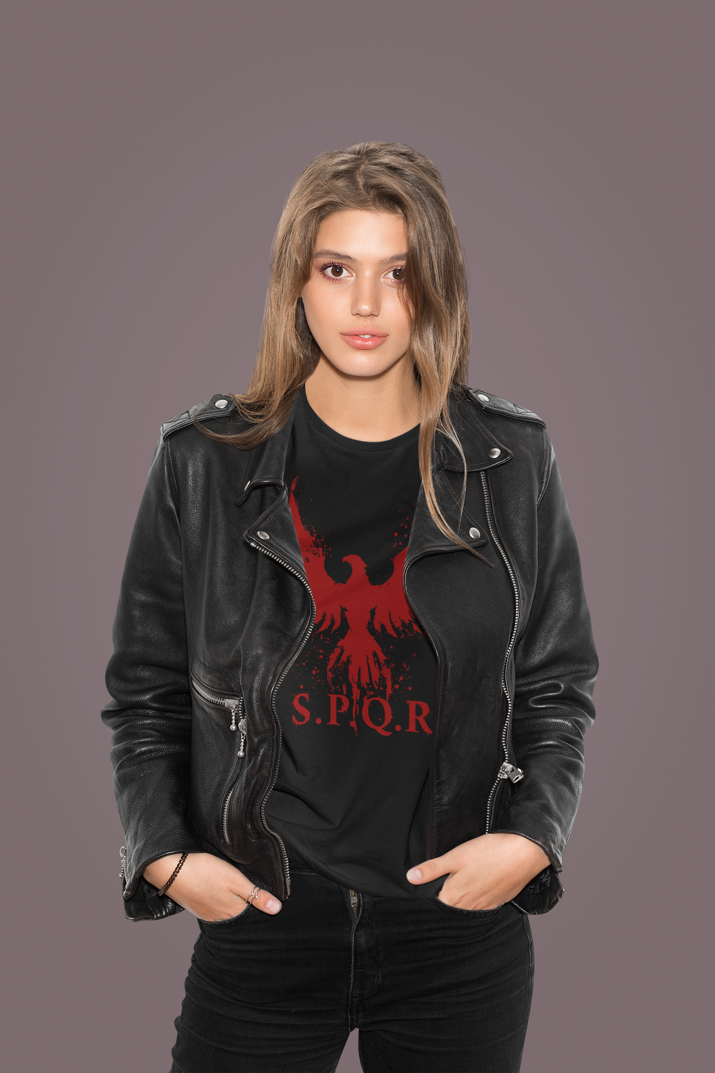 SPQR – Römischer Adler - Unisex Premium T-Shirt