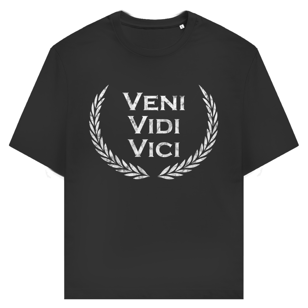 Veni Vidi Vici mit Lorbeerkranz - Unisex Premium T-Shirt