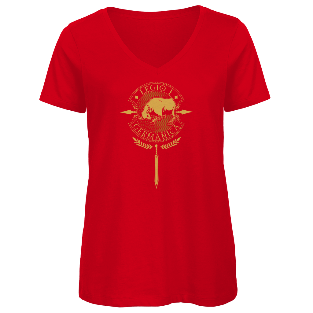 Legio I Germanica - Damen Premium V-Neck T-Shirt