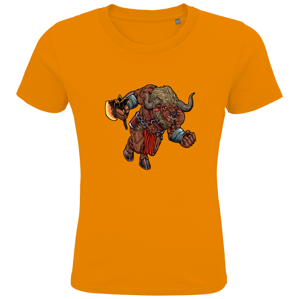 Minotaurus - griechisches Mythenwesen - Kinder Premium Bio T-Shirt