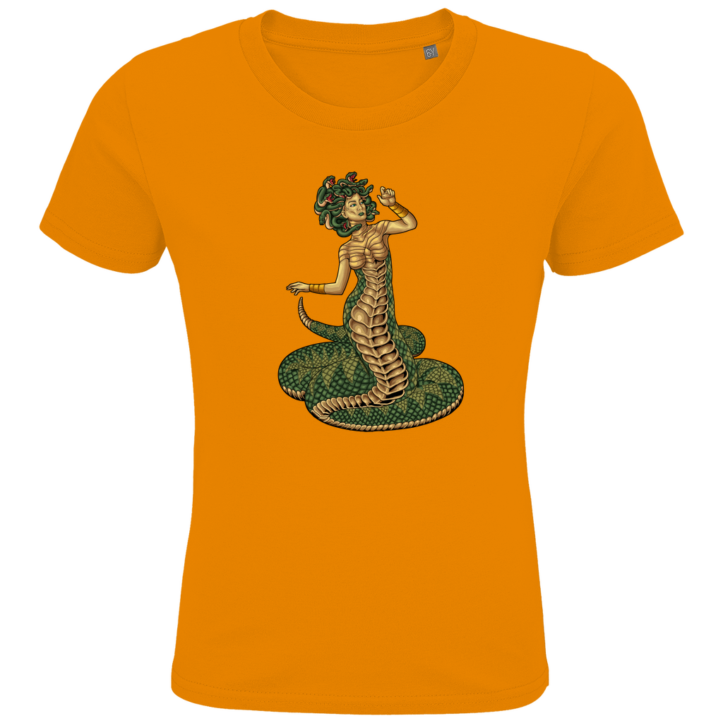 Medusa - griechisches Mythenwesen - Kinder Premium Bio T-Shirt