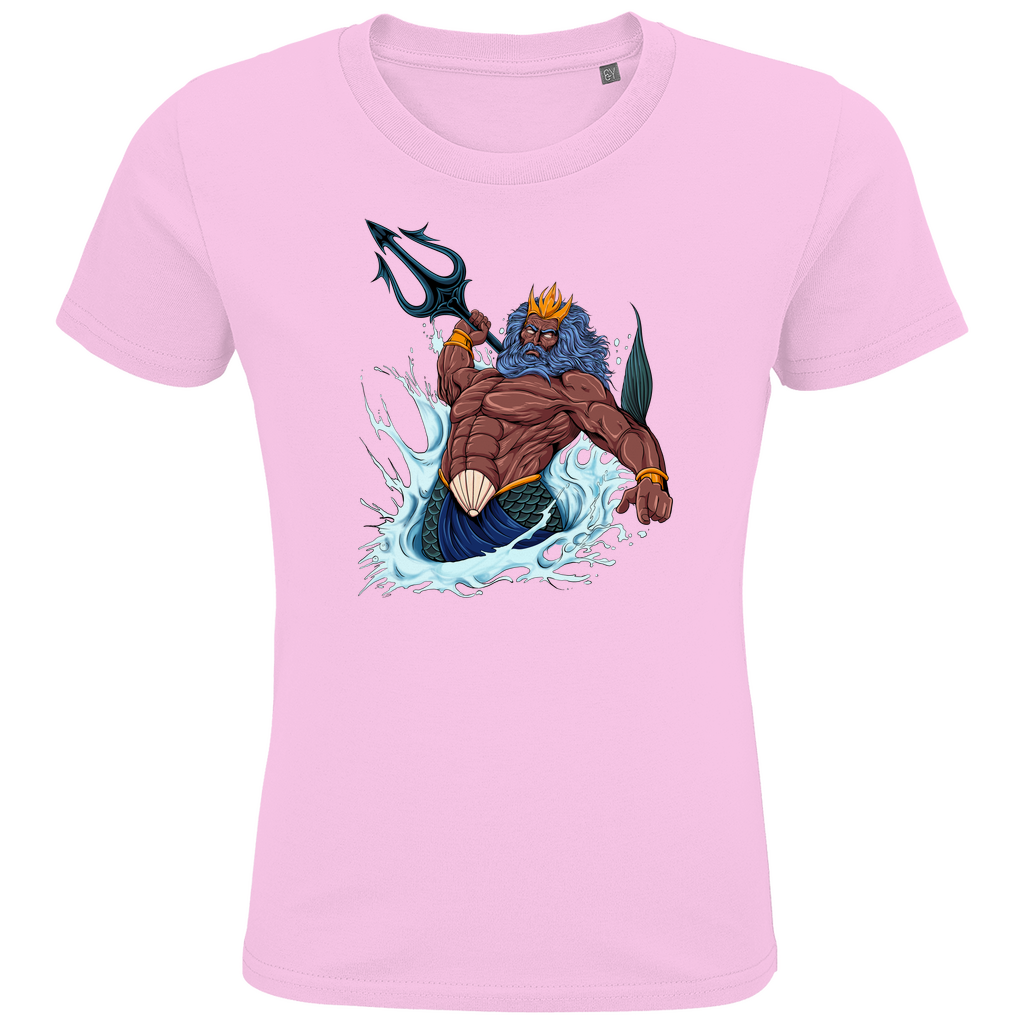 Poseidon - Griechischer Gott - Kinder Premium Bio T-Shirt