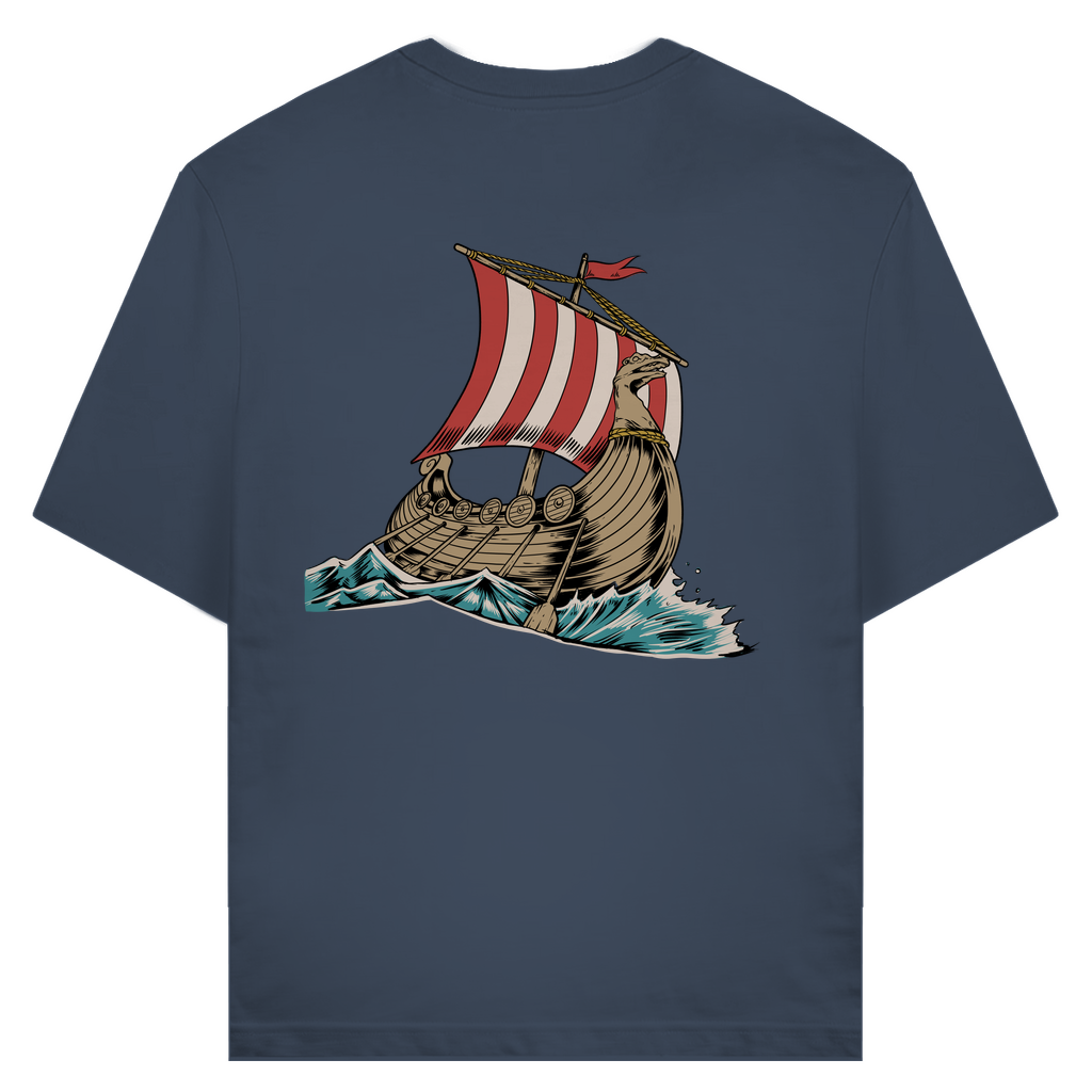 Wikinger-Langschiff-Crew - Unisex Premium T-Shirt