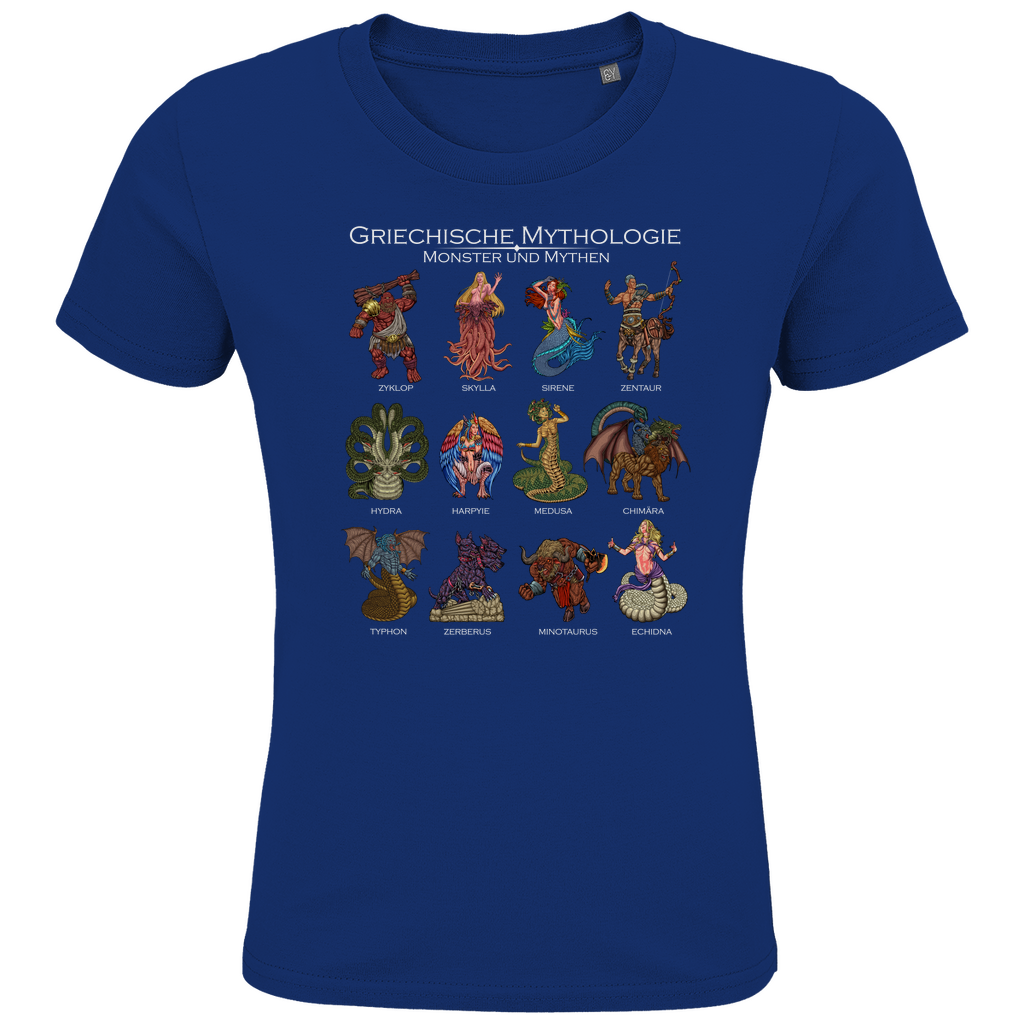 Monster der griechischen Mythologie - Kinder Premium Bio T-Shirt