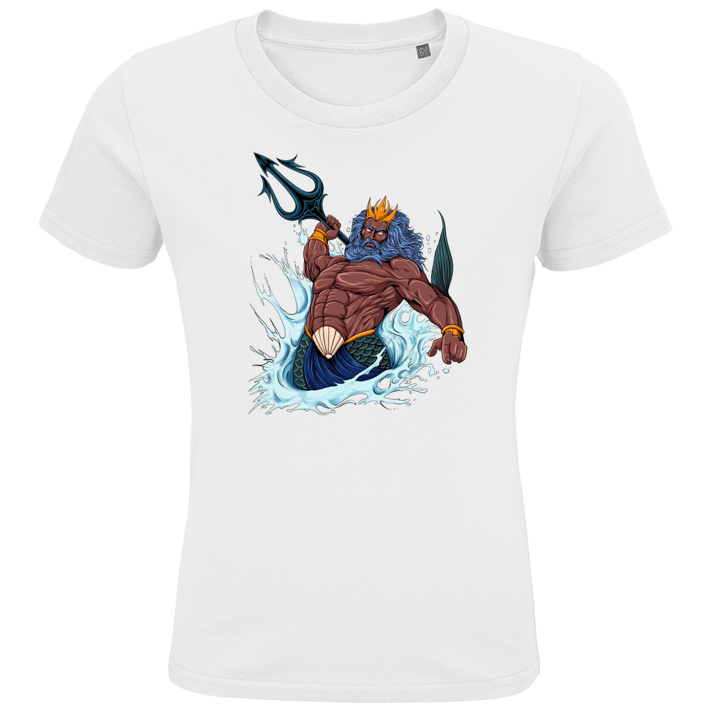 Poseidon - Griechischer Gott - Kinder Premium Bio T-Shirt