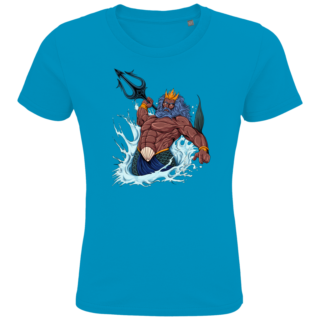 Poseidon - Griechischer Gott - Kinder Premium Bio T-Shirt