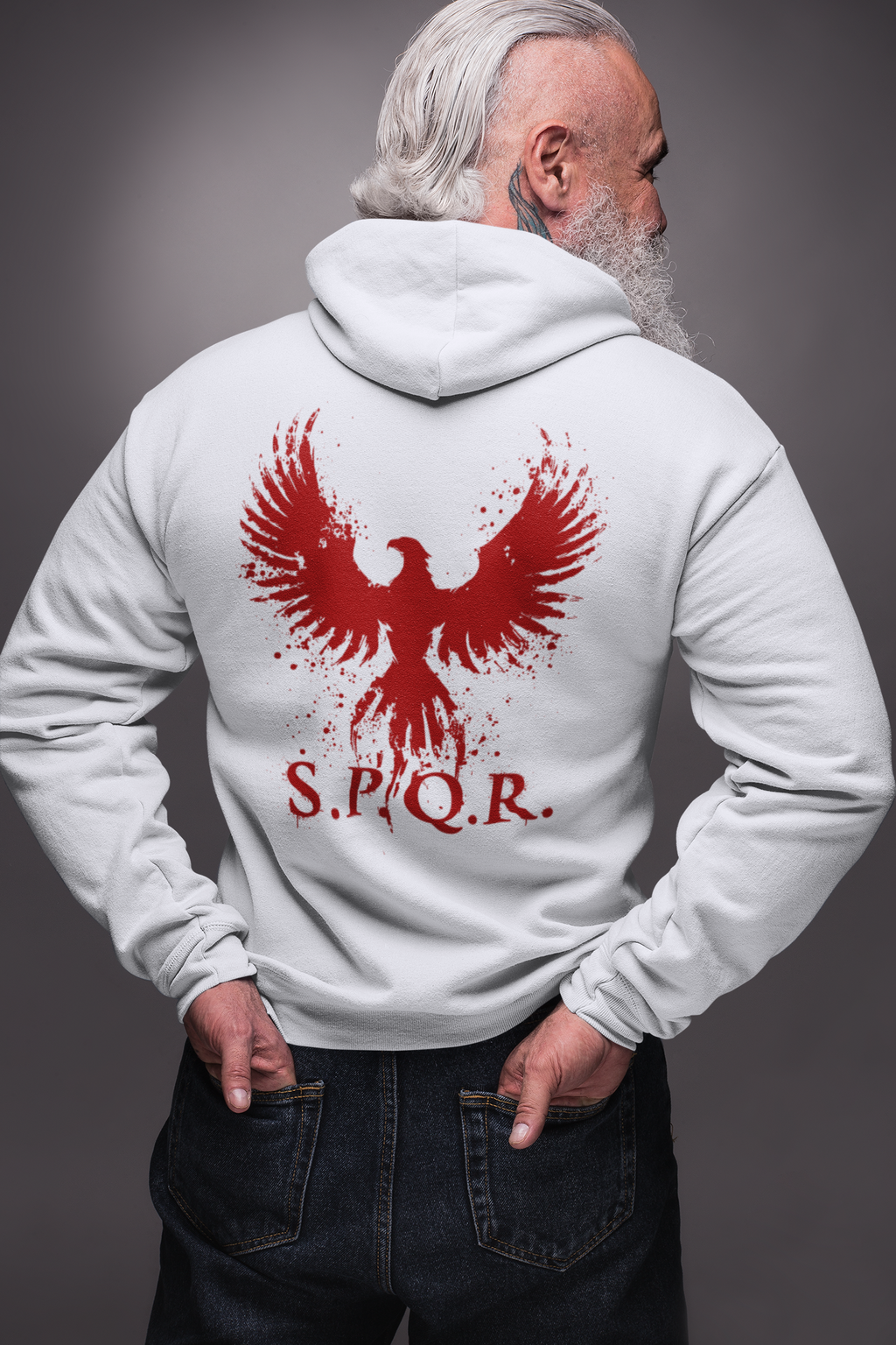 SPQR – Römischer Adler - Unisex Hoodie