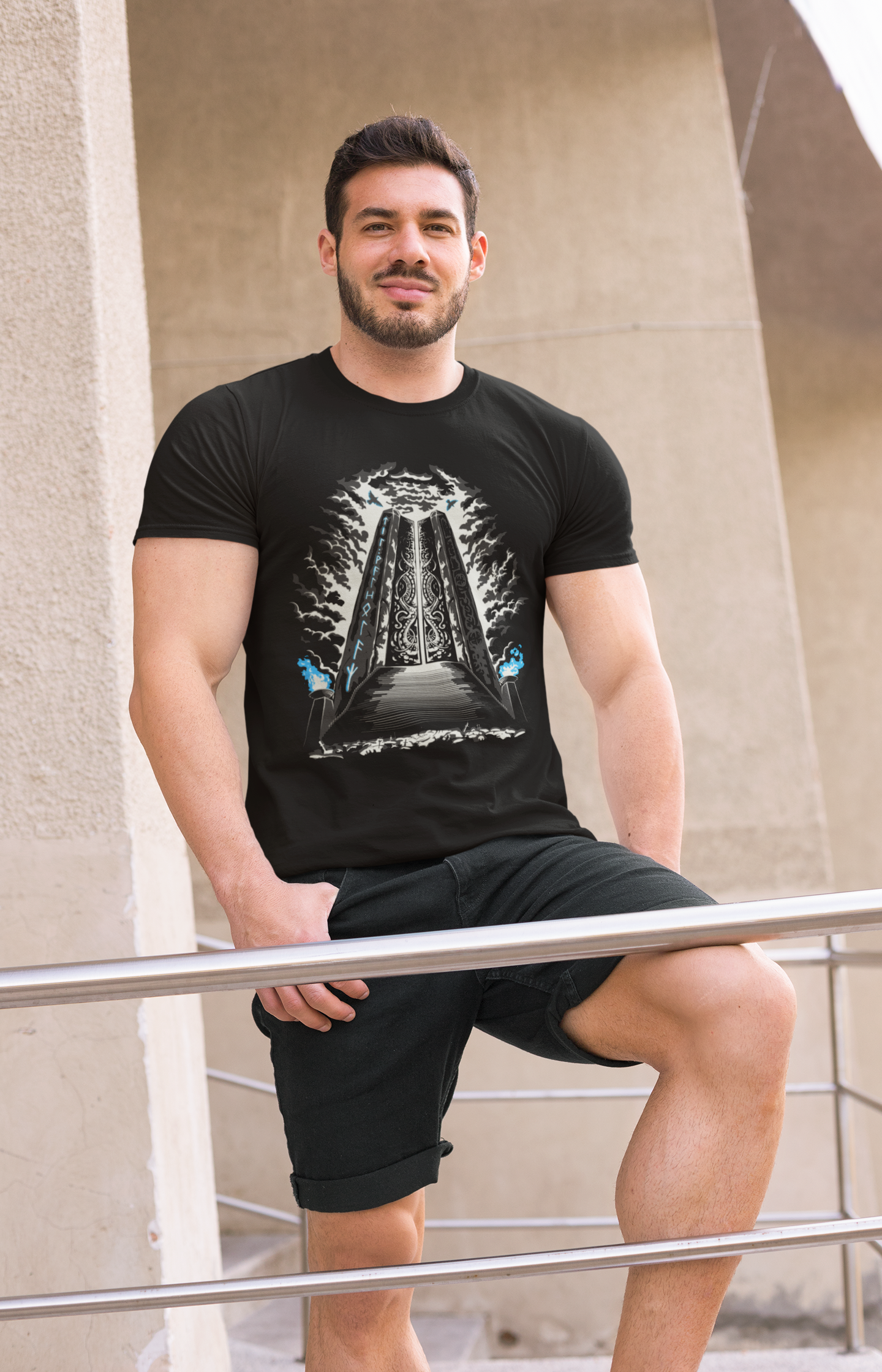 Nordisches Tor - Unisex Premium T-Shirt