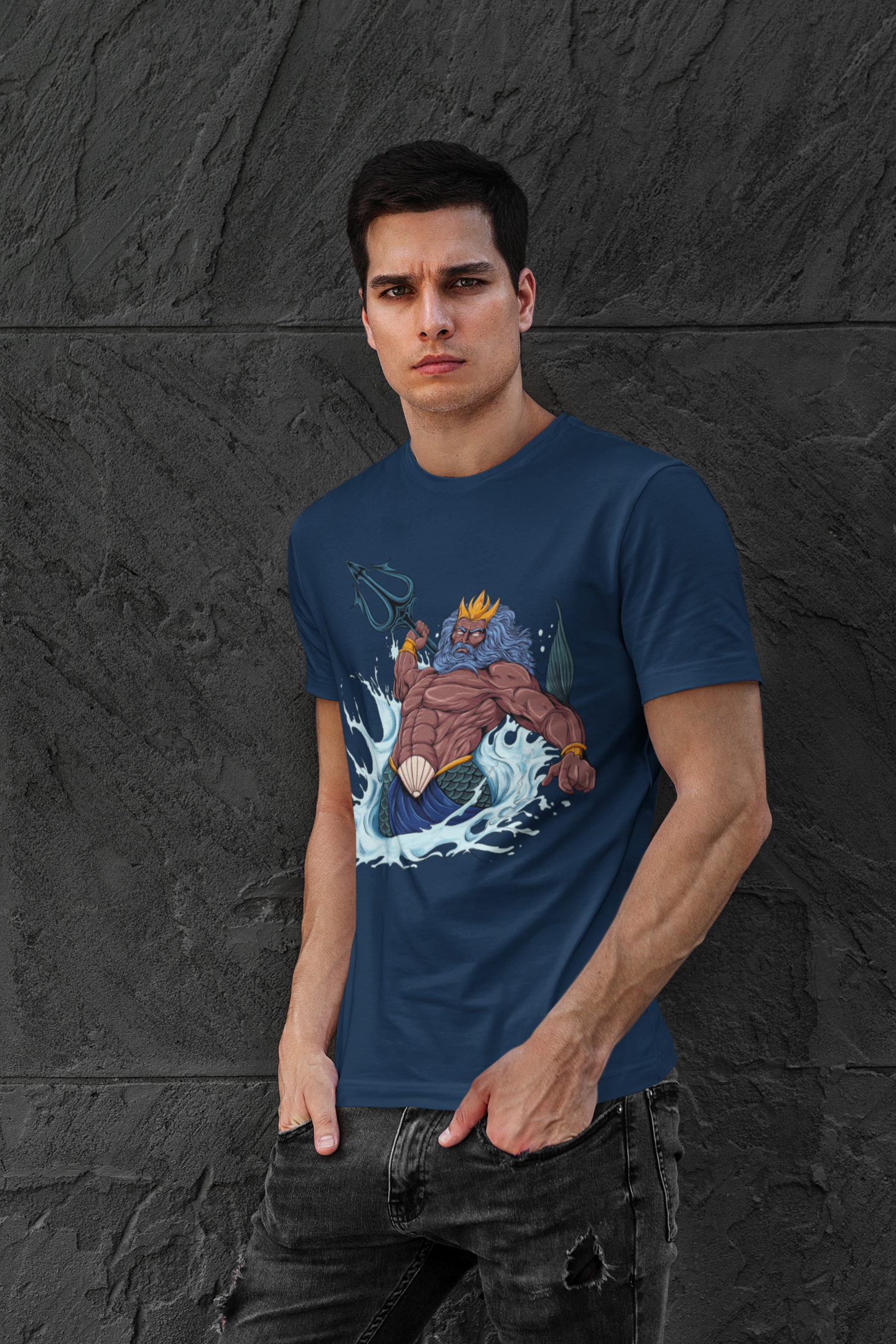 Poseidon - Griechischer Gott - Unisex Premium T-Shirt