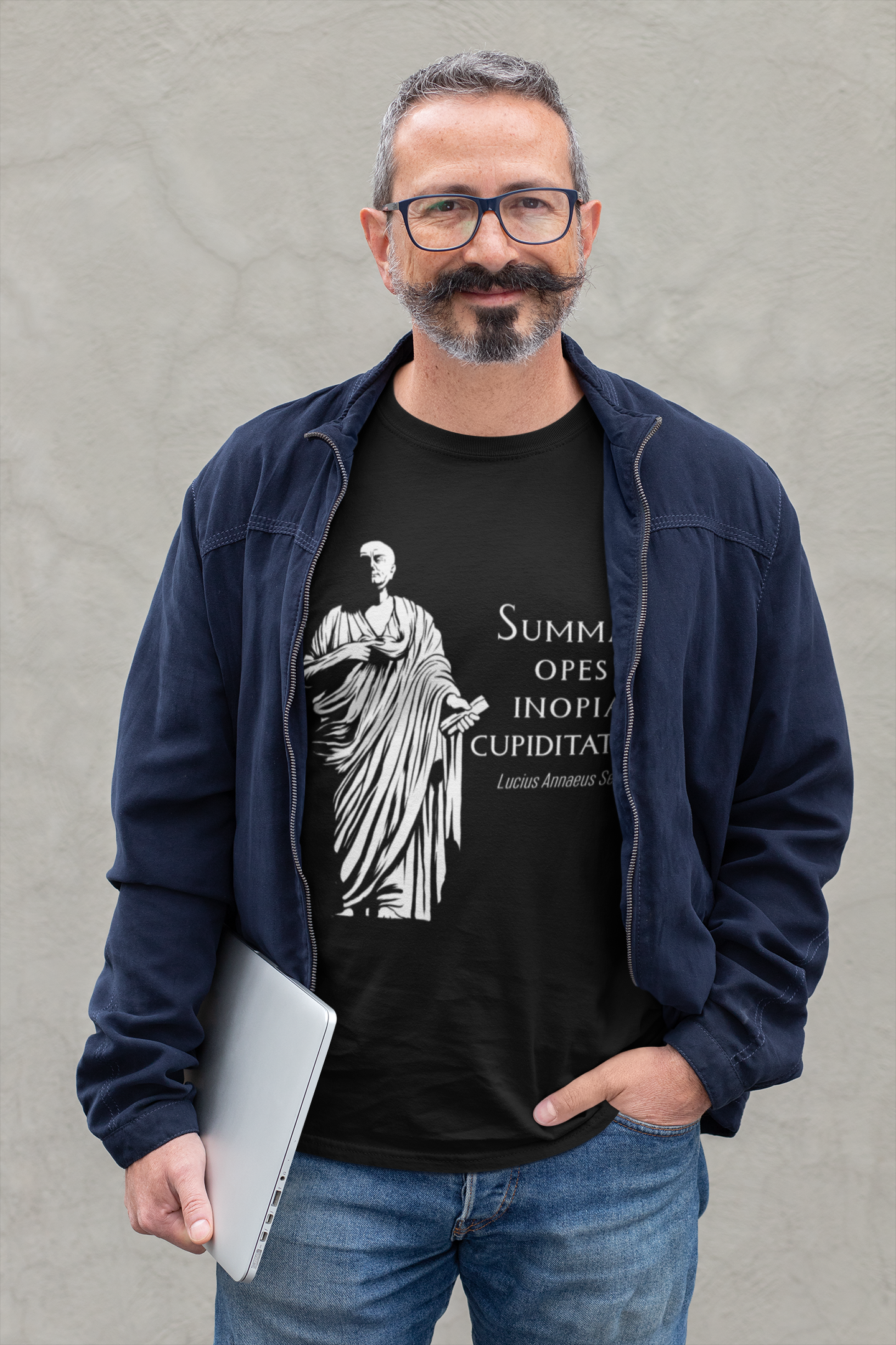 Seneca - Summae Opes Inopia Cupiditatum - Unisex Premium T-Shirt