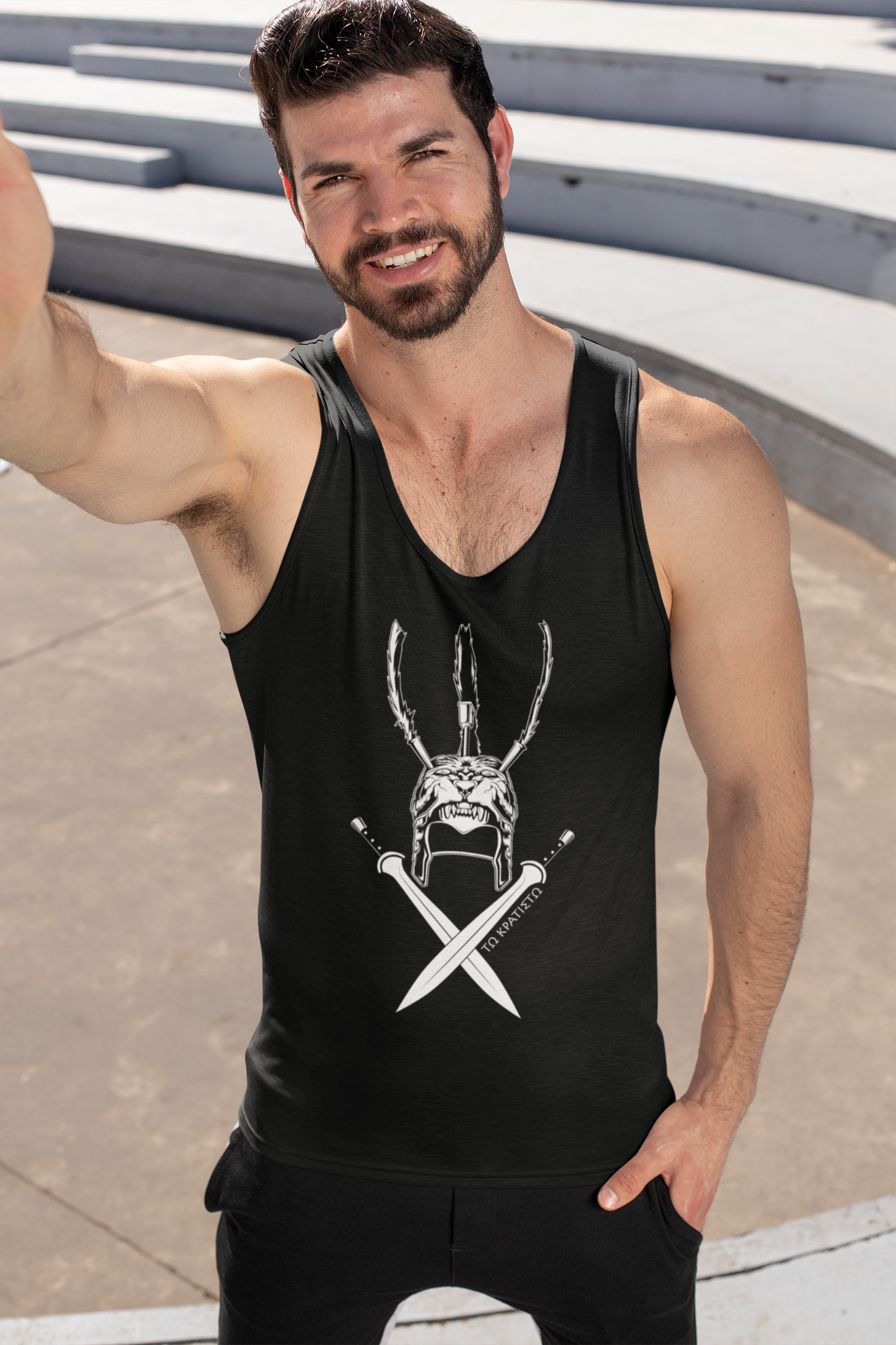 Alexander der Große – Dem Stärksten - Herren Premium Tank Top